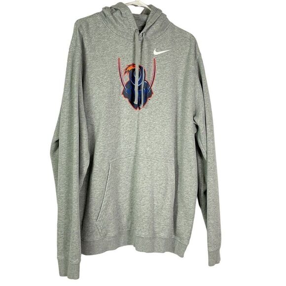 Nike Gray University of Virginia Cavalier Hoodie, Mens XXL, Kangaroo Pocket - Picture 5 of 11